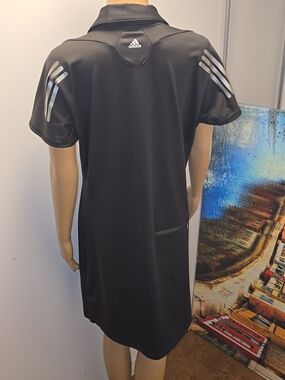 Adidas Golf Shirt Dress with Contrast Trim - 12